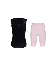 RIVANELLE sleeveless jersey and short pants - SCALLESSA - pink/black